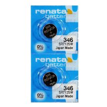Renata 346 SR712SW Batteries - 1.55V Silver Oxide 346 Watch Battery (10 Count) - £3.17 GBP+