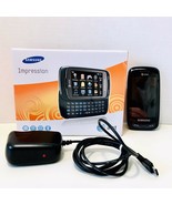 Samsung Impression SGH-A877 3G Black Slider QWERTY Cellular Phone AT&amp;T A... - £13.54 GBP