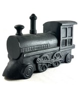 Vintage Cast Iron Train Locomotive Figurine 11” Black Engine – Open Bottom - $821.31 MXN