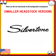 Silvertone Guitar Headstock Vinyl Decal Sticker - £4.77 GBP+
