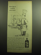 1958 Myers&#39;s Rum Ad - Now this is cooking with Rum! - £14.50 GBP