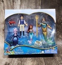 Disney The Little Mermaid Ariel&#39;s Adventures Story Set 4 Dolls NEW SEALED Age 3+ - £42.67 GBP