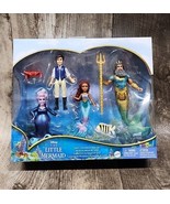 Disney The Little Mermaid Ariel&#39;s Adventures Story Set 4 Dolls NEW SEALE... - £42.31 GBP