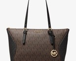 New Michael Kors Coraline Large Signature Tote Brown Multi with Dust bag - $132.91