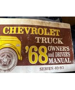 Originale 1968 Chevrolet Camion Owner&#39;s E Driver&#39;s Manuale Serie 40-80 - £7.97 GBP