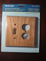 Mint Craft Oak Switch &amp; Receptacle Plate - $20.67