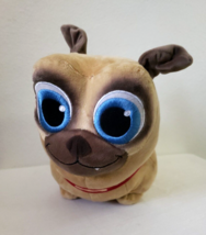 Disney Collection Puppy Dog Pals Rolly Pug 12&quot; Tan Brown Plush Stuffed Animal - £14.64 GBP