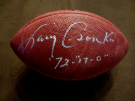 LARRY CSONKA SBC MIAMI DOLPHIN HOF SIGNED AUTO VINTAGE WILSON TAGLIABUE ... - £473.33 GBP