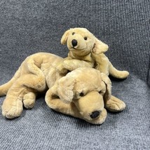 Kids Preferred Labrador Retriever 28” Moma Dog  &amp; 16” Puppy Realistic Plush - £58.60 GBP