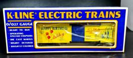 K-line Ashley&#39;s Birthday Boxcar 37th TCA Convention Car O Scale Rolling Stock - £27.24 GBP