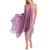 Jessica Simpson Swimwear Cover-up Dress Shine Bright Tulip Handkerchief Hem XL - £42.29 GBP