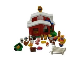 Fisher Price Little People Farm Barn Yard Animals Playset Sounds &amp; Music LOT 28  - £59.59 GBP