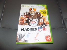 Madden NFL 12 (Microsoft Xbox 360, 2011) EUC - £20.09 GBP