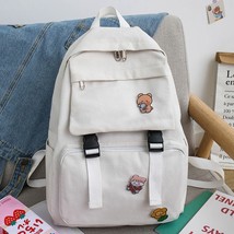 New Fashion Female Backpack Casual Large Capacity Canvas Shoulder Bags Multi Poc - £21.13 GBP