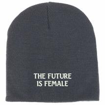 Trendy Apparel Shop The Future is Female Acrylic Winter Knit Skull Short Beanie  - £15.14 GBP