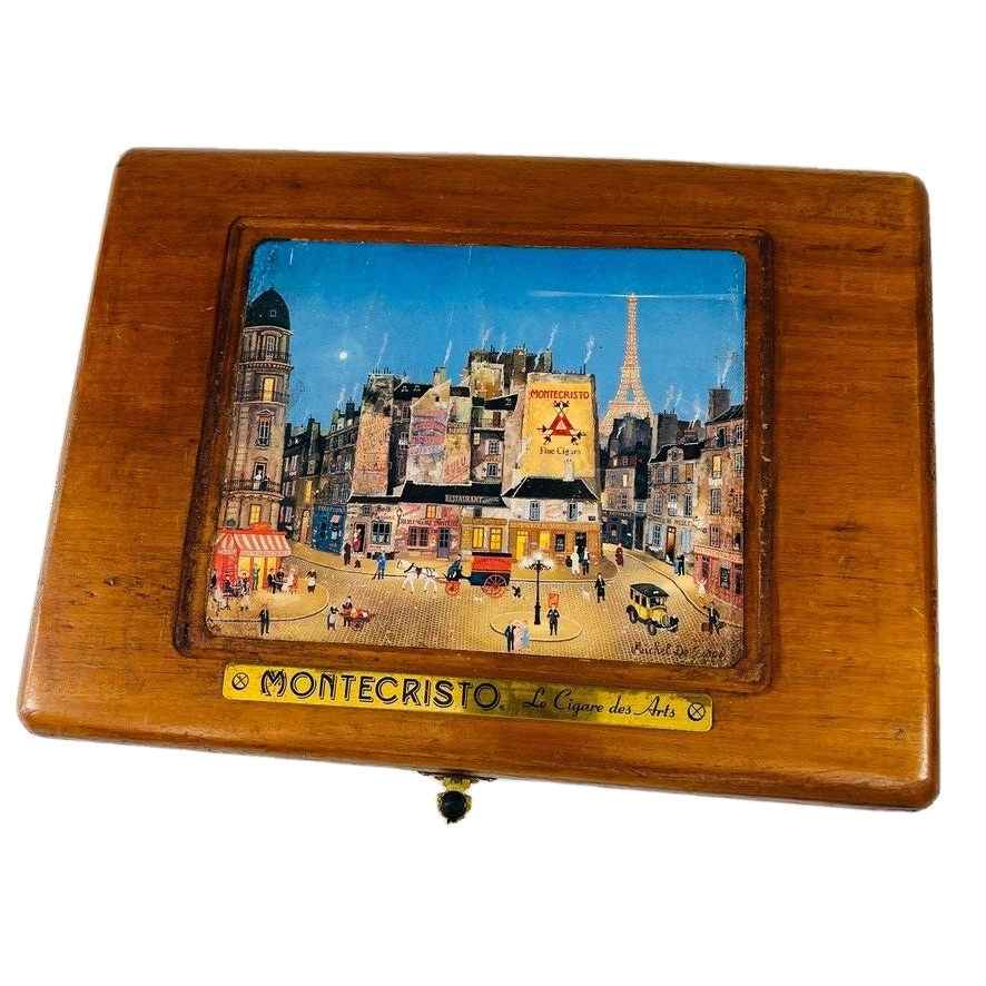 Vtg 1996 Axelle Fine Arts MonteCristo Wooden Box Collectible Delacroix 8x11.5 - $49.99