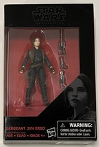 Star Wars The Black Series Sergeant Jyn Erso 3.75&quot; Action Figure Hasbro - £6.37 GBP