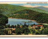 Sherando Lake Waynesboro Virginia VA UNP Linen Postcard N25 - £1.51 GBP