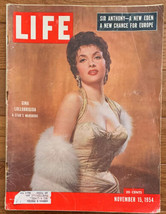 Life Magazine November 15, 1954 Gina Lollobrigida Classic Print Ads - £7.90 GBP