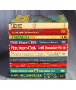 Lot of 10 Mary Higgins Clark Mystery Suspense Thriller Novel Hardcover N... - $44.36 CAD