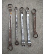Double Box End Offset Wrenches Assorted Lot Of 5 - £19.13 GBP