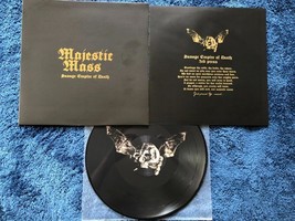 MAJESTIC MASS-Savage Empire of Death record 12&quot; picture disc satan black metal - $30.00