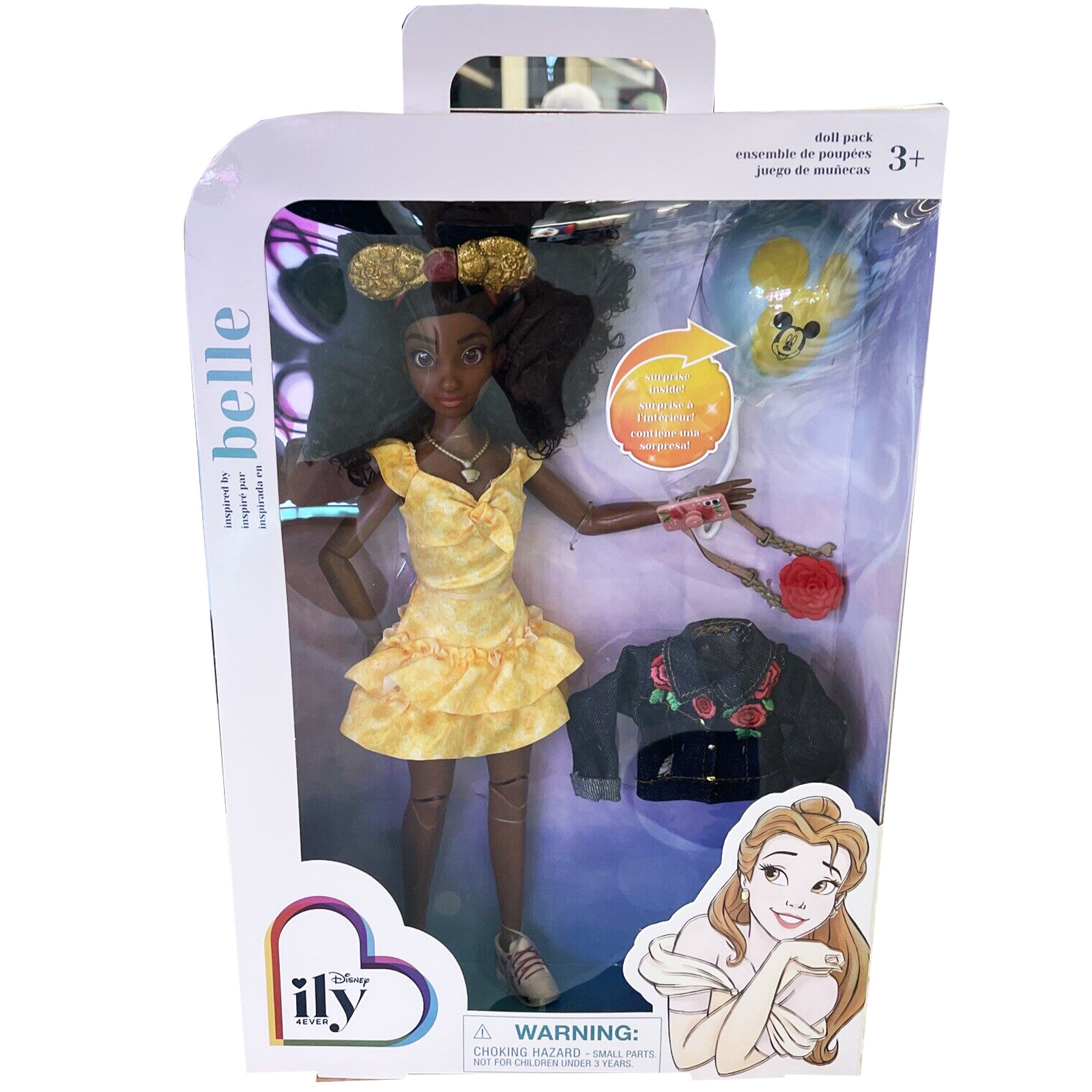Primary image for DISNEY ily 4EVER doll Inspired by Belle  Fashion Doll Pack New