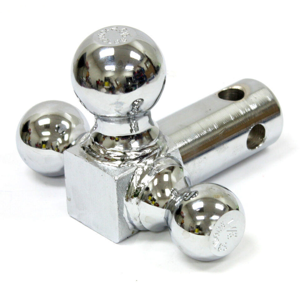 Triple Tri Swivel 3 Way Ball for Trailer Tow Hitch Mount - $43.00