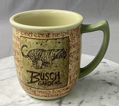 Busch Gardens Coffee Tea Mug Park Collectible Souvenir Tiger Sea World - £10.31 GBP