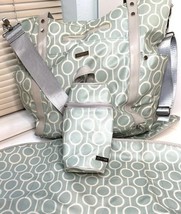 JJ Cole Tote Large Diaper Bag Bundle 12 Pockets 16x14–Mat/Insulated Bott... - $9.50