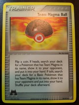 Team Magma Ball 80/95 EX Team Magma vs. Team Aqua Pokemon Trading Card NM - £3.30 GBP