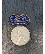 1984 Bermuda Summer Olympics Participant Los Angeles L A Pin Badge Blue - $68.30