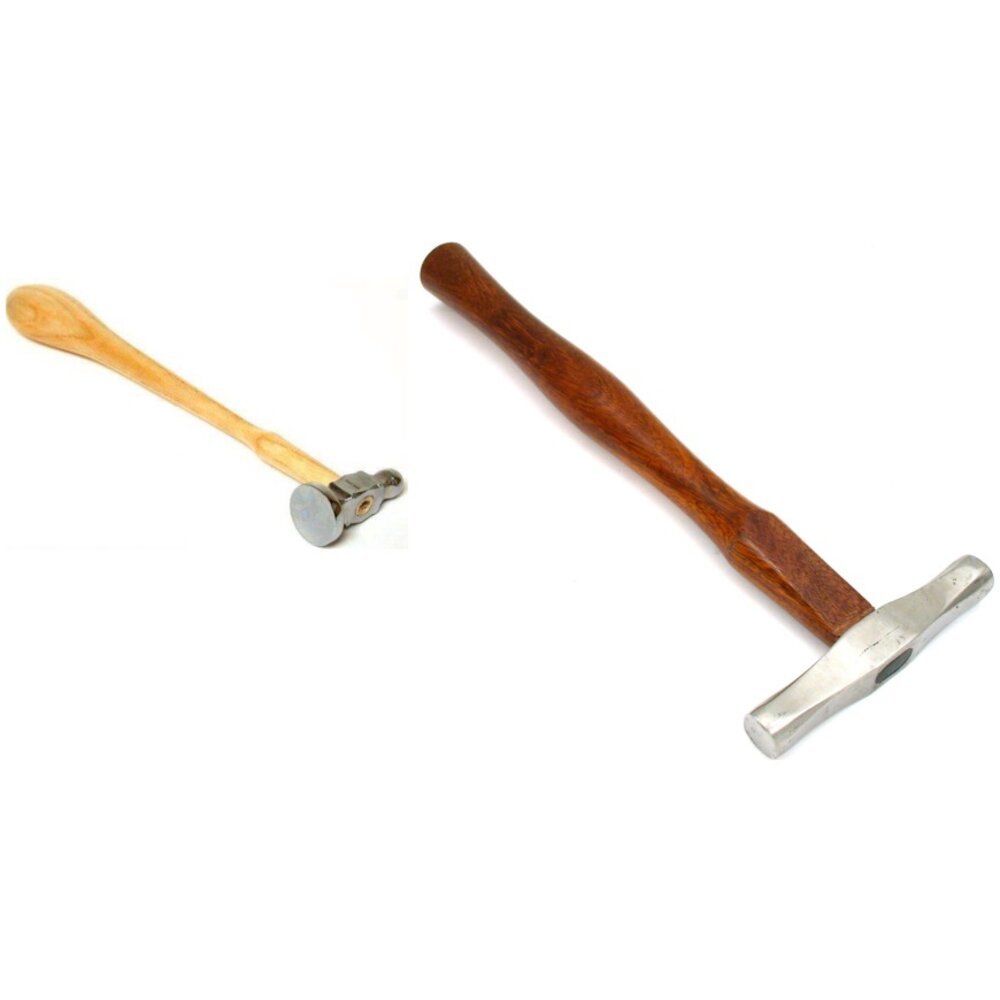 CHASING HAMMERS 1" FLAT FACE 25mm,Planishing Square Hammer JewelersTool
