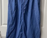 Gotcha Covered Womens Medium Vintage Chambray Denim Modesty Skirt Side S... - £14.80 GBP