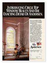 Andersen Circle Top Windows 80s Decor Vintage 1986 Full-Page Print Magazine Ad - £7.63 GBP