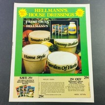 VTG Retro 1984 Hellman&#39;s House Dressings Mixes &amp; Butcher Milk Bones Ad Coupon - £15.18 GBP