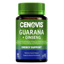 Cenovis Guarana &amp; Ginseng for Energy &amp; Stamina Support - 60 Tablets - £63.19 GBP