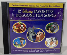 12 Disney Favorites Doggone Fun Songs CD Lady and Tramp Mickey Toy Story... - £4.72 GBP