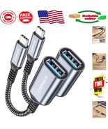 USB-C to USB 3.0 Adapter [2 Pack] - Thunderbolt 3 OTG Connectivity for A... - $21.17 CAD