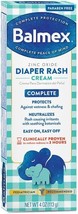 Balmex Zinc Oxide Diaper Rash Cream 4 oz. - $20.99