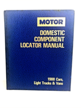 MOTOR Domestic Component Locator Manual 1988 Cars Light Trucks &amp; Vans - £9.11 GBP