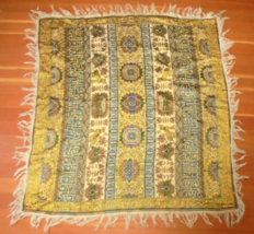 50&quot; x 50&quot; Vintage Throw Embroidery Ethnic Tapestry Tribal Wall Hang Table Cloth - £18.58 GBP