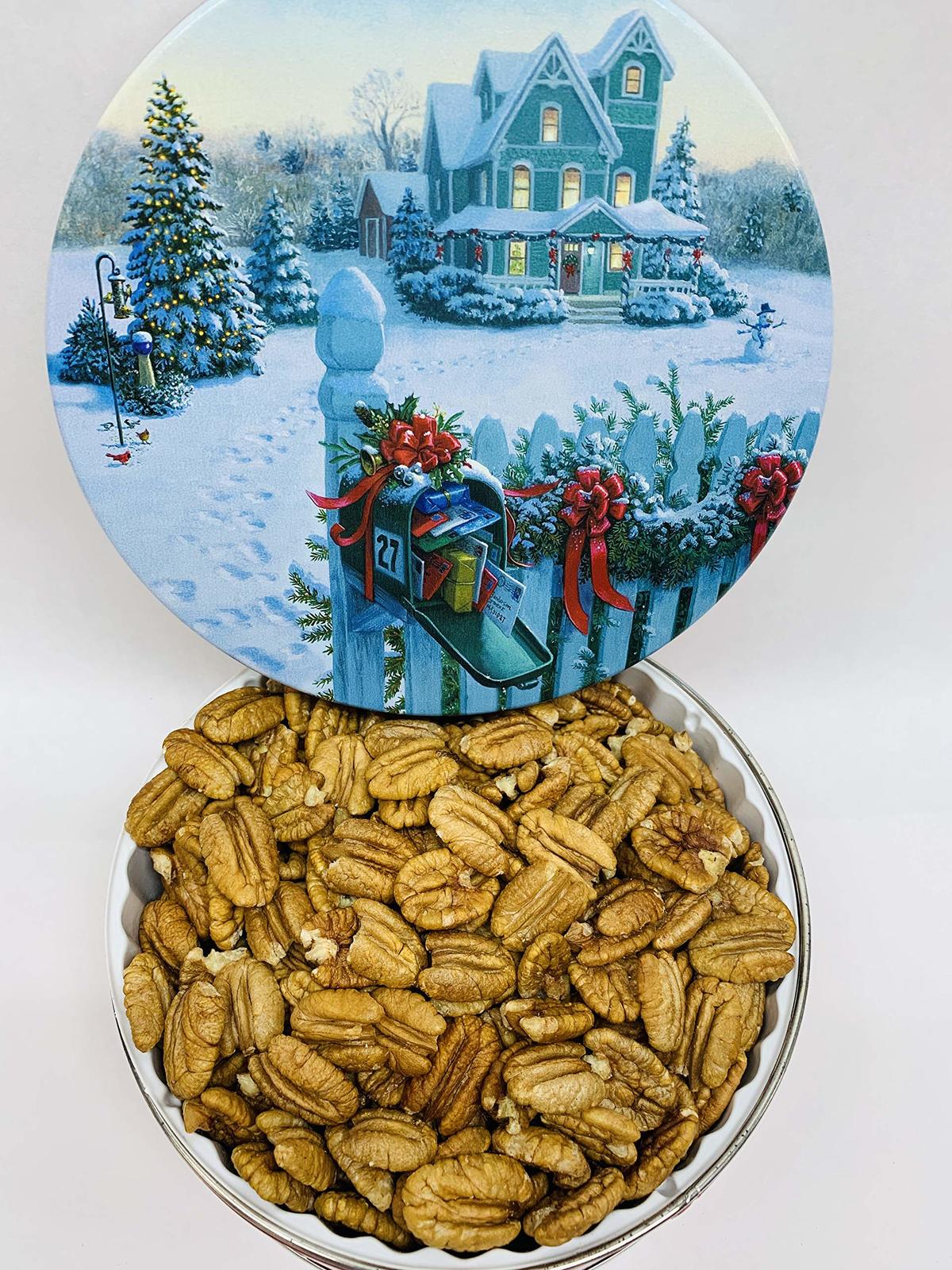 Pecan Halves Gift Tin (20 oz.) - $20.00+