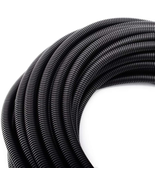 50FT 3/8” Wire Loom Split Tubing Auto Wire Conduit Flexible Cover | High Tempera - $23.01