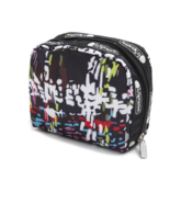 LeSportsac Running Weave Square Cosmetic Bag Colorful Interpretative Pla... - $611.84 MXN
