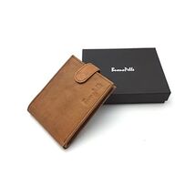 RFID BLOCKING MENS DESIGNER QUALITY REAL DISTRESSED LEATHER WALLET CREDI... - $28.00