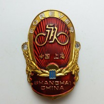USED FOREVER SHANGHAI CHINA Emblem Head Badge For Vintage Bicycle - $25.00