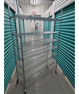 Rolling Chrome Shelves with wheels - €141,76 EUR