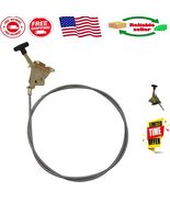 48&quot; Manual Throttle Control Cable for Mowers - Left Hand, Metal Black De... - $738.34 MXN
