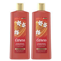 2-Pack New CARESS Orange Blossom &amp; Manuka Honey Uplift &amp; Energize Body W... - £22.81 GBP
